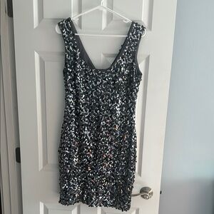 Guess Sequin Sleeveless Dress
